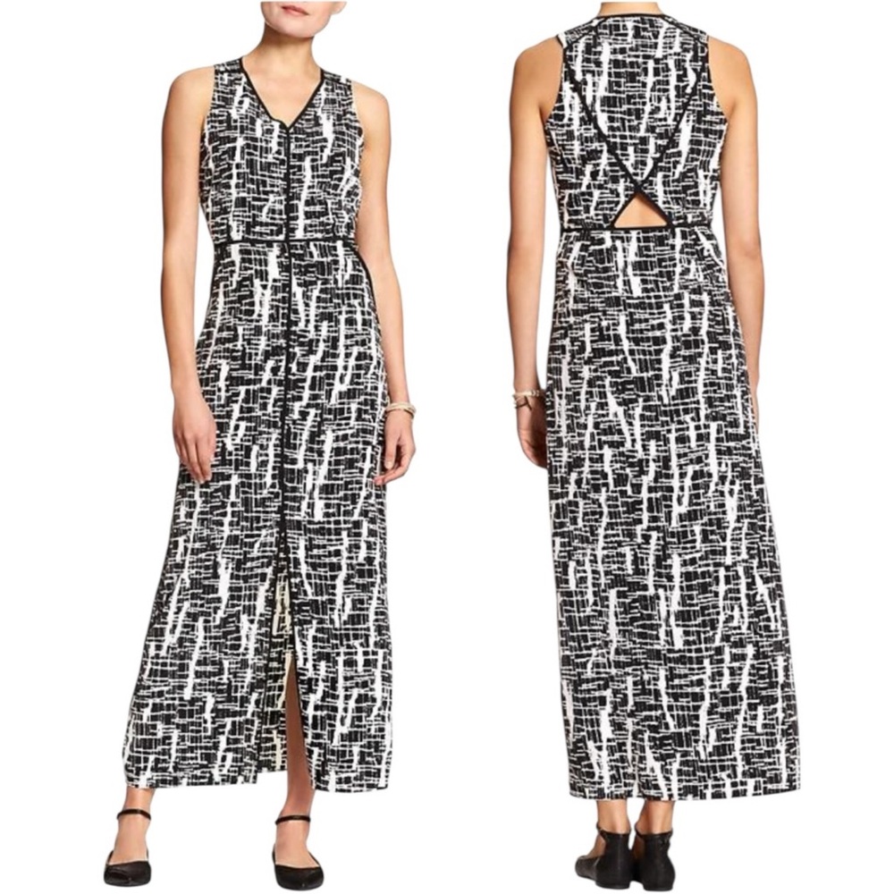 Banana Republic Printed Maxi Dress